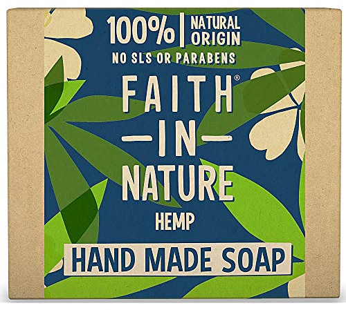 Faith in Nature Natural Rosemary Hand Soap Bar, Reviving Vegan & Cruelty Free, Parabens and SLS Free, 100 g