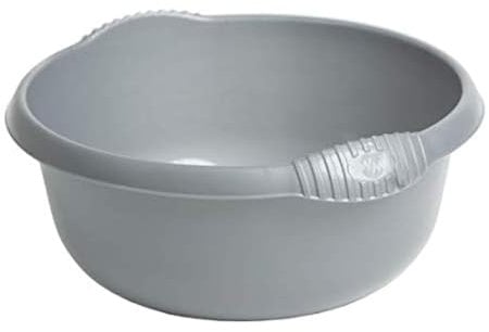 Wham - 32cm Round Washing Up Bowl - Silver by Whatmore