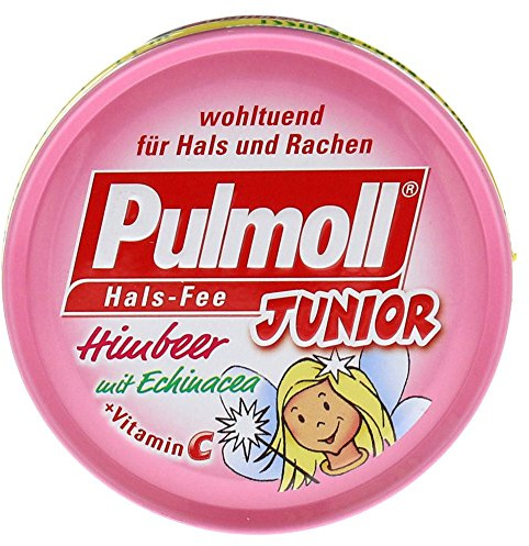 PULMOLL Junior Himbeer m.Echinacea o.Z.Bonbons 50 g