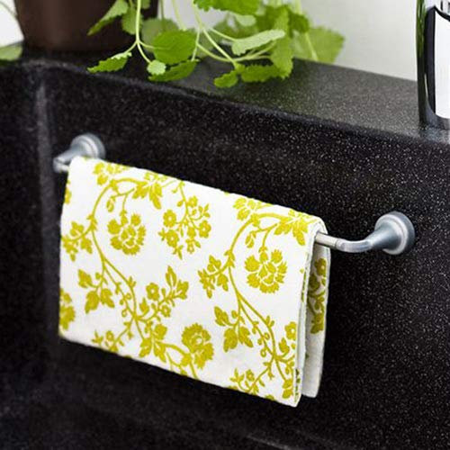 Magnosphere Magnetische Spültuchhalter, Spezial für Granit & Corian, Länge 23 cm Tiefe: 4 cm