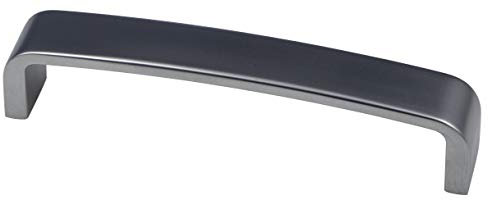 Gedotec Moderner Möbelgriff Küchen-Schrank Bogengriff Schublade - LENY | Schubladengriff Stahl verchromt matt | Kommoden-Griff 135 x 19 x BA 128 mm | Höhe 30 mm | 1 Stück - Türgriff Schranktür