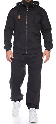 Finchman Finchsuit 1 Herren Jogging Anzug Trainingsanzug Sportanzug FMJS135, Black, 3XL