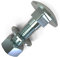 50 x Boulons M8 x 35 tête ronde collet carré Vis TRCC avec Écrou et Rondelle Longueurs 20-200mm choix: 50x M8x35