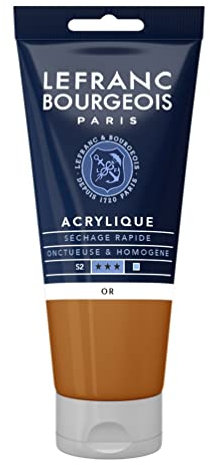 Lefranc Bourgeois Acrylique Fine Tube 80ml Or