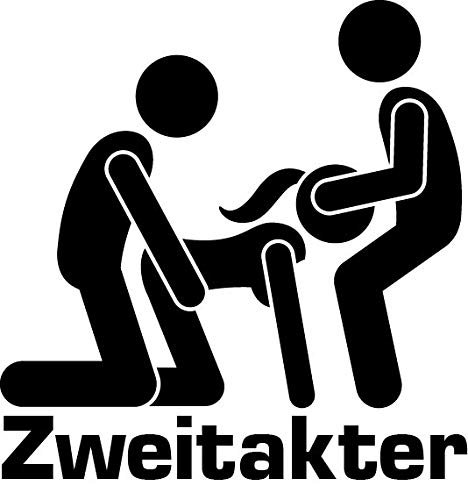 Aufkleber Sticker Zweitakter geplottet JDM Tuning Autoaufkleber Fun Lustig Stickerbomb Sex Girls Moped Mofa Motorrad Simson