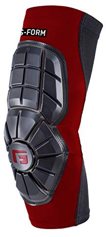 G-Form Unisex-Erwachsene Pro Extended Elbow Guard, Red/Black, Adult X-Large Ellenbogenschutz, rot/schwarz