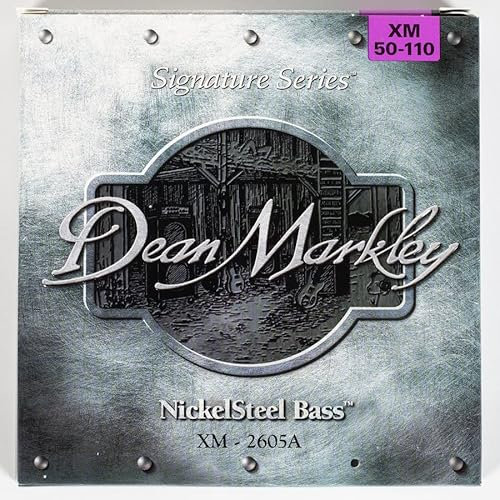 Dean Markley Nickelsteel Bass Gitarre Saiten Extra Medium 4-Saite 50-110