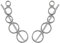 ENTREPLATA Pendientes Trepadores de Plata de Ley 925 – Ear Climbers para Mujer y Chica Joven – Joyería Moderna Hecha en España – Elegantes, Juveniles Atemporales 5 Círculos