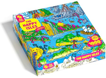 The Happy Isles - 1000-Piece Jigsaw Puzzle from The Magic Puzzle Company