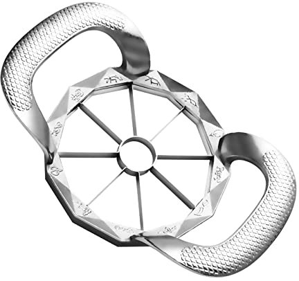 Apfelschneider, robuster Apfelentkerner, 8 Klingen, Edelstahl, Apfelschneider, Trennwand, robust und scharf