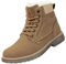 Mishansha Damen Winterstiefel Warme Gefütterte Kurzschaft Winterschuhe Männer Freizeit Bequeme Winter Schuhe Trekkingschuhe, Khaki 40 EU