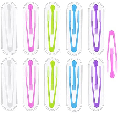 10 Pcs Contact Lense Applicator Contact Lens Tweezers Suction Stick Inserter Remover Contact Lens Handlers Contact Lens Remover Tool Contact Lense Applicator for Travel and Outdoor Activities to use