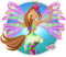 PARTYLANDIA WINX Kuchendekoration, Modell 11, 1 Stück, Ø 20 cm, GLUTENFREI, für Geburtstage
