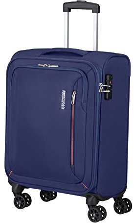 American Tourister Chariot de Cabine à 4 roulettes Hyperspeed , Spinner S, Bleu (Combat Navy), S (55 cm - 37 L)