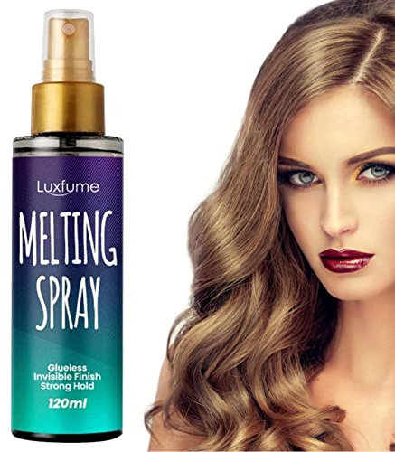 Eayoly Mousse Teinte Dentelle - 120ML Lace Tint Spray pour Lace Wig - Fusion et Maintien la Dentelle, Spray adhésif pour Perruque pour Fermeture Perruques