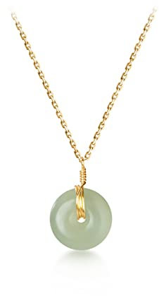 YAHOYA Mode 925 Sterling Silber Turmalin Runde Anhänger für Frauen Hummer Verschluss Glied Kette Halskette Fine Jewelry