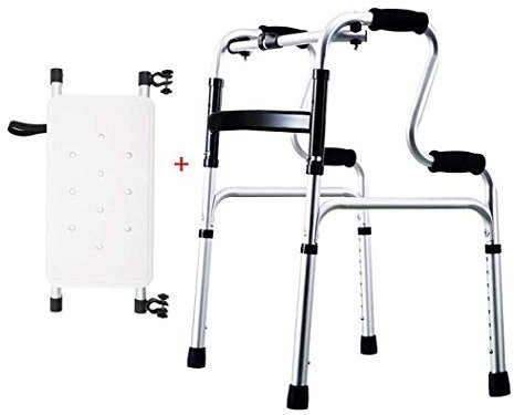 Lauflernhilfe für Senioren Rollator klappbar mit Sitz höhenverstellbar | Standard Gehhilfen für ältere Menschen Erwachsene | Mobilität Gehhilfe Interessant