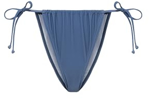 LSCN by Lascana Damen Bikini-Hose | trendige Unifarbe, seitlich zu binden, Obermaterial recycelt, hautfreundlich