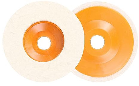 2 piezas de lana pulidora de 125 mm, disco de pulido, amoladora angular, para taladro, amoladora angular, herramienta de lijado