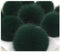 Egurs Kunstfell Bommel Pompon Fellbommel Fuchspelz Flauschige Pompons Ball DIY Bunte Bommeln bälle für Mützen Tasche Schals Schlüsselanhänger Dekoration Zubehör,9cm Dunkelgrün 1 Stück