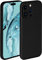 ONEFLOW Soft Case für iPhone 15 Pro Max Hülle aus Silikon mit Kameraschutz, Silikonhülle mit erhöhtem Schutz fürs Display, Backcover Schutzhülle, weiche Handyhülle, Schwarz