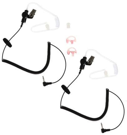 Mikikit Headset 1 Satz Luftkanal-kopfhörer Gehörschutzstöpsel Spule Mittel Kieselgel Ohrstöpsel