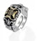 Ringe Herren Edelstahl Ringe Poliert Knoten Vintage Biker Ringe Kette Ringe Wikinger Gothic Ringe Set Verlobung Freundschaftsringe für Herren Männer