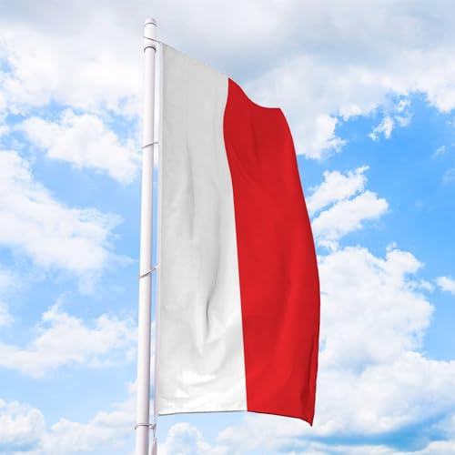 Deitert Flagge Polen - Hissfahne Hochformat 120 x 300 cm