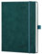 POPRUN Kalender 2025 Buchkalender Softcover mit PU-Leder, ca. A5 (22 x 16,5 cm) - Terminplaner, Wochenplaner Notizbuch (Jan.2025-Dez.2025) mit 100 GSM Papier - EU-25-C6NLO7-PTL