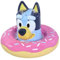 TOMY Toomies Bluey Chapotea y Flota, Juguete de baño para bebés, con Taza y Flotador Rosa con Rueda, Personajes Dibujos Animados Bluey y Bingo, Juguete para el Agua sensorial, Bizak (30693623-1)