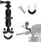 Kugelhalterung Adapter Kugelhalterungsbasis Kompatibel Ball - Kugelkopf kompatibel Mount mit RAM-Halterungen Fahrradtelefonhalterung Motorrad Fahrrad Handyhalter