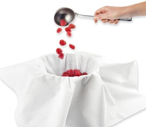 100 Stück Hygostar Passiertücher Filterstar | Spezial-Vliesstoff, gelegt, weiß, 10 Stück/Packung, L: 75 cm, B: 75 cm, Karton, 100 Stück, Käsetuch, Seihtuch