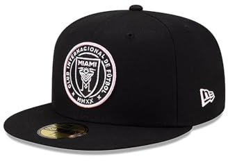 New Era Primary 59Fifty Cap Inter Miami Schwarz, Size:7 5/8