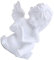 SOIMISS Statue aus Kunstharz Kunstvolles Ornament für Haushalt Figur als Wohnaccessoire für Tisch und Kamin Handwerkskunst