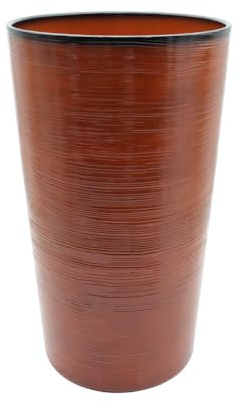 Gardening Naturally Recycled Ceramic-Effect Plant Pot – Frost-Proof and Ideal for Indoor & Outdoor Use, 55cm x 34cm By Flowersea (Burnt Orange)