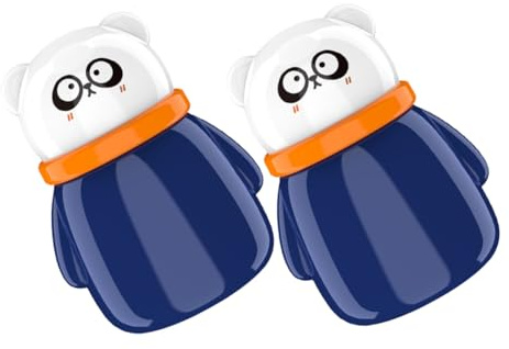 Hohopeti 2stücke Pulver Behälter Puderquasten-etuis Nachfüllbar Kompaktes Körperpuderfläschen mit Loosem Innenbehälter für Reisen und Täglichen Gebrauch Hautfreundlicher Talkumpuderspender