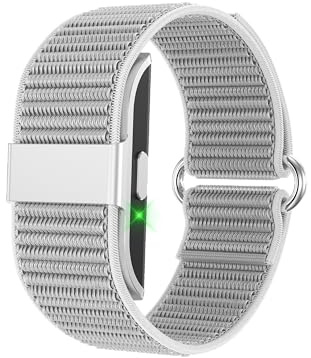 Vyyrizq Fitness Tracker ohne Display Nylon Schmal Fitness Armband Damen Herren Leicht Smart Bracelet Tracking Gesundheitsarmband Schrittzähler Herzfrequenzmesser Schlaftracker IP68 Wasserdicht