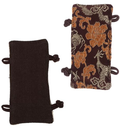 CAXUSD Teapot Handle Covers Sleeve for Teapot Handle 2pcs with Anti-scalding and Heat-insulated Effect, Cloth Material Delicate Pattern Design for Kitchen Use