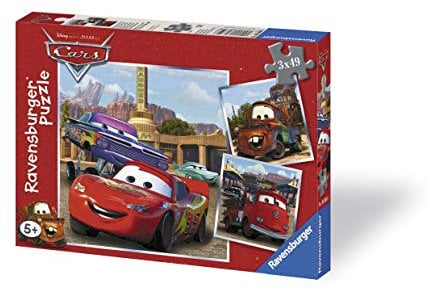 Disney Ravensburger Cars 3x49 Piece Jigsaw Puzzles