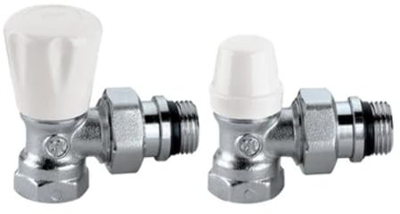 Caleffi 401302 Valvola Termostatica Squadra 3/8 per Presa Ferro