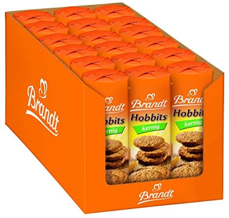 Bahlsen Hobbits Kernig - 18er Pack - Vorratskarton - ballaststoffreicher Vollkornkeks mit Haferflocken (18 x 250 g)