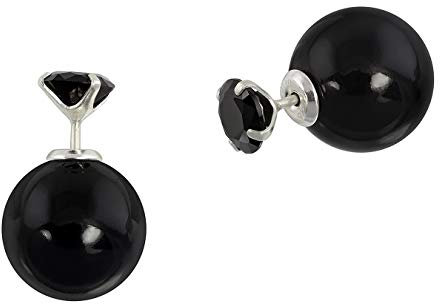 SilberDream Ohrringe Silber Ohrstecker Tribal Design Zirkonia schwarz SDO8515S Silber Ohrstecker