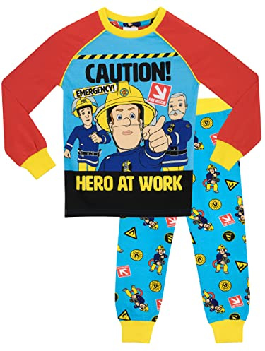 Fireman Sam Boys Pyjamas Snuggle Fit Muticolored 5-6 Years Multicolor