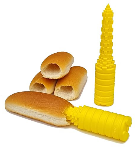 Hotdogger, Hot Dog Bun Driller Perfect for Grilling and BBQ, Ideal Size for Brats and Other Sausages…