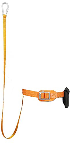 Amagogo Gürtel mit Lanyard Hochsicherheits-Absturzsicherungsset Outdoor-Absturzsicherung Baumklettern Schutzausrüstung Seilgeschirr mit Werkzeugtasche, Stil 2