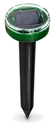 Alma Garden Solar-Maulwurf- und Wühlmausvertreiber, 26 cm