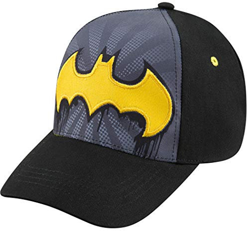 DC Comics Boys Batman Baseball Cap - Age 4-7 Black/Yellow