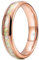Three Keys Jewelry Thumb Rose Gold Tungsten Carbide Galaxy White Created-opal Engagement Wedding Rings 4mm Ring for Men Women Size P