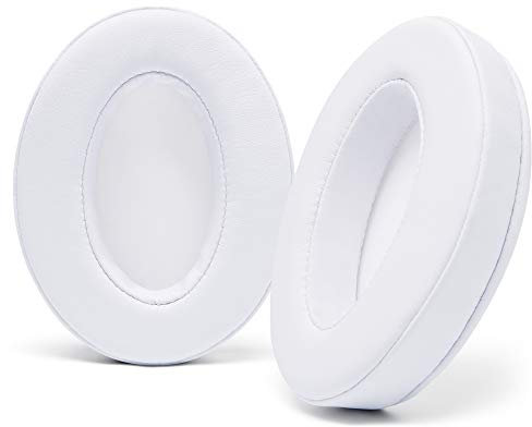 WC PadZ - The Ultimate Upgraded Earpads by Wicked Cushions - Kompatibel mit Audio Technica, HyperX, SteelSeries Arctis & mehr - Extra dick - Größere Öffnung - Weicherer Memory Foam | (Weiß)
