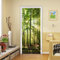 3d Adesivi Per Porte Foresta Murale Autoadesivo Decorazione Della Casa Adesivi Murali Soggiorno Camera Da Letto Adesivi Artistici Rimovibili-95x215 cm